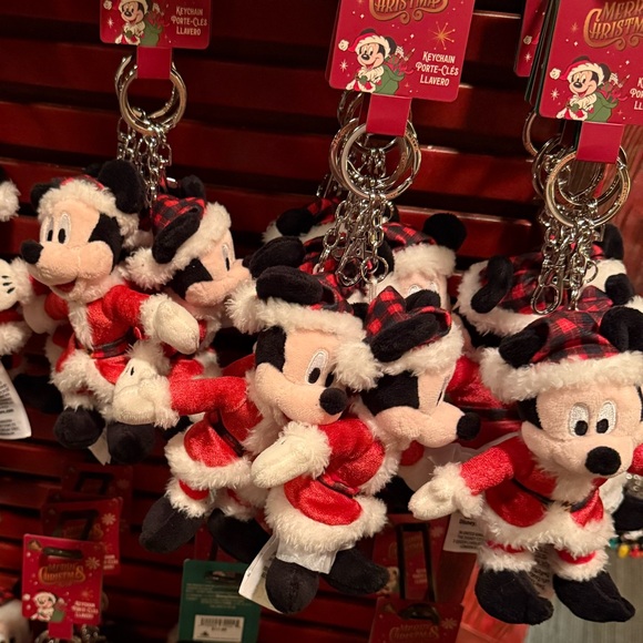 New Disney Mickey Mouse Christmas Keychain - Picture 2 of 2